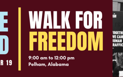 Walk for Freedom: Join Us on October 19, Pelham AL